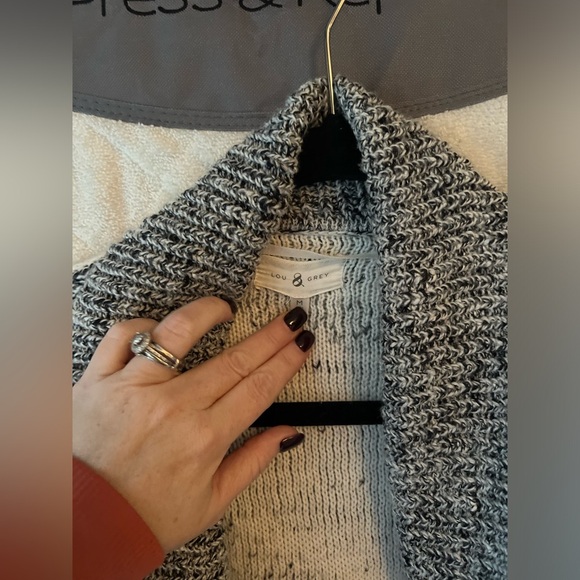 Lou and Grey Wool Blend Drape Cardigan - Picture 2 of 4